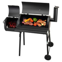Smoker Texas  Schwarz  - Schwarz, KONVENTIONELL, Metall (114cm)