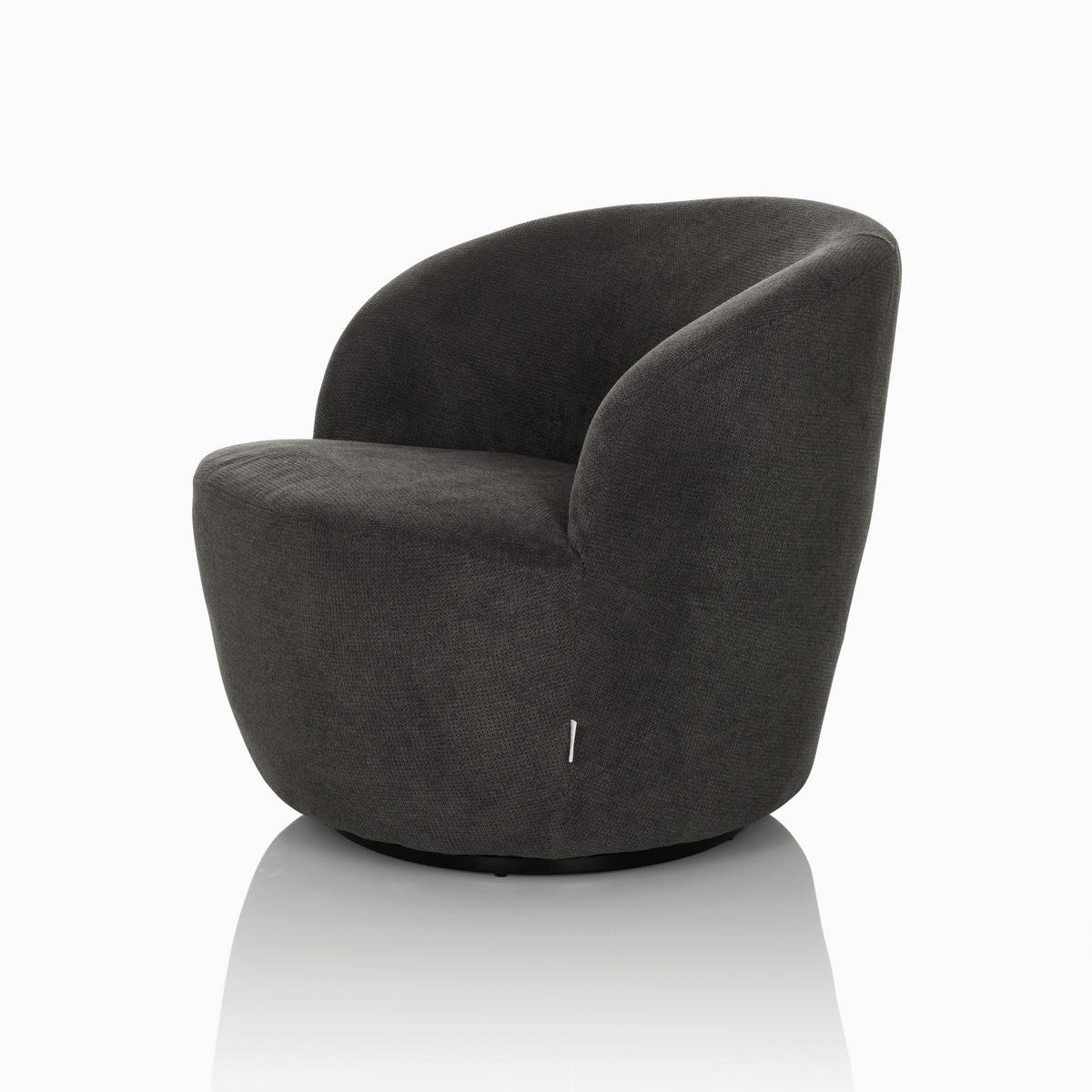 LOUNGEFÅTÖLJ  - grå, Modern, textil (65/70/77cm) - MID.YOU