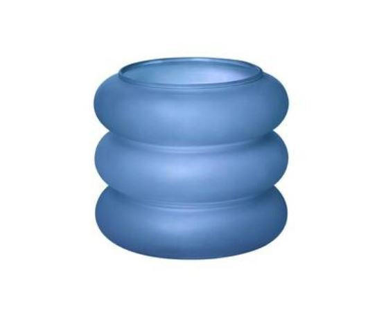 VASE Anillo 13.5 cm  - Blau, LIFESTYLE, Glas (16/13,5cm) - Blomus