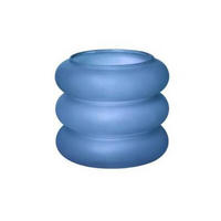 VASE Anillo 13.5 cm  - Blau, LIFESTYLE, Glas (16/13,5cm) - Blomus