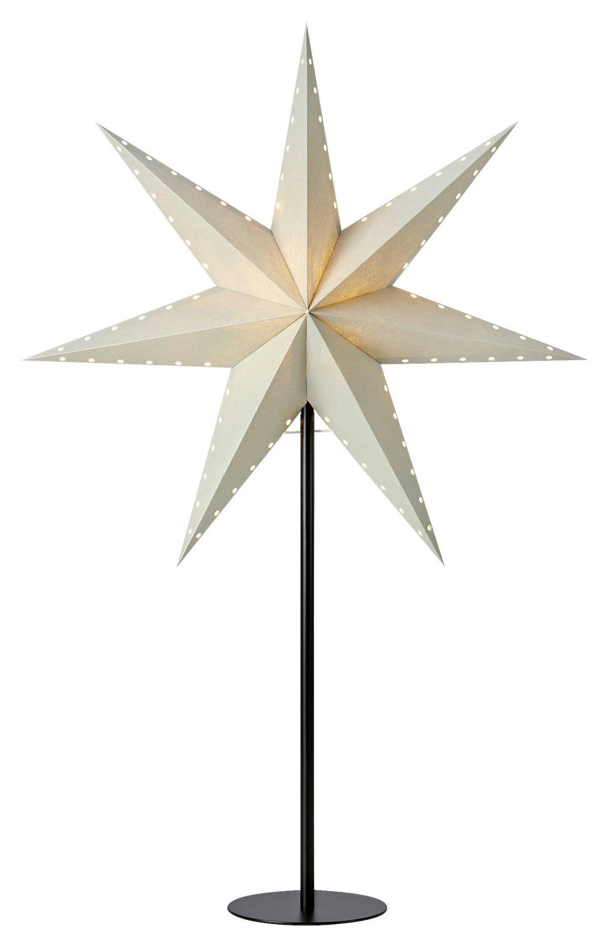 DEKOSTERN  - Hellgrau, Basics, Papier (45/65/16cm) - Markslöjd