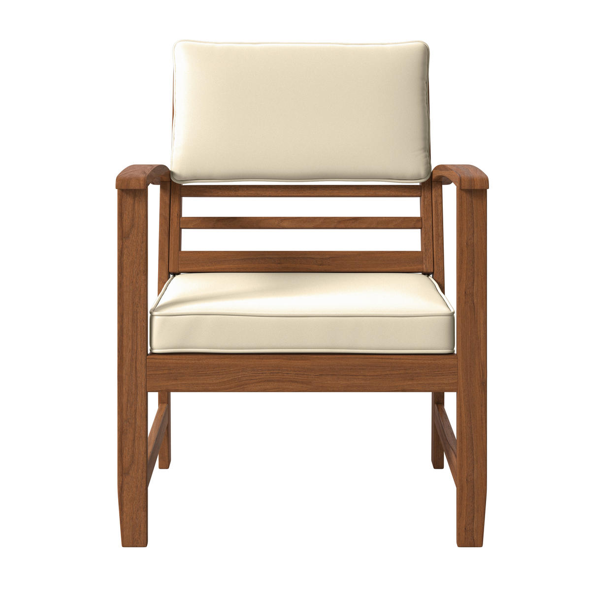 LOUNGEGARNITUR   80/50/33 cm Akazie vollmassiv  - Taupe/Naturfarben, MODERN, Holz/Wellpappe (80/50/33cm) - Ambia Garden