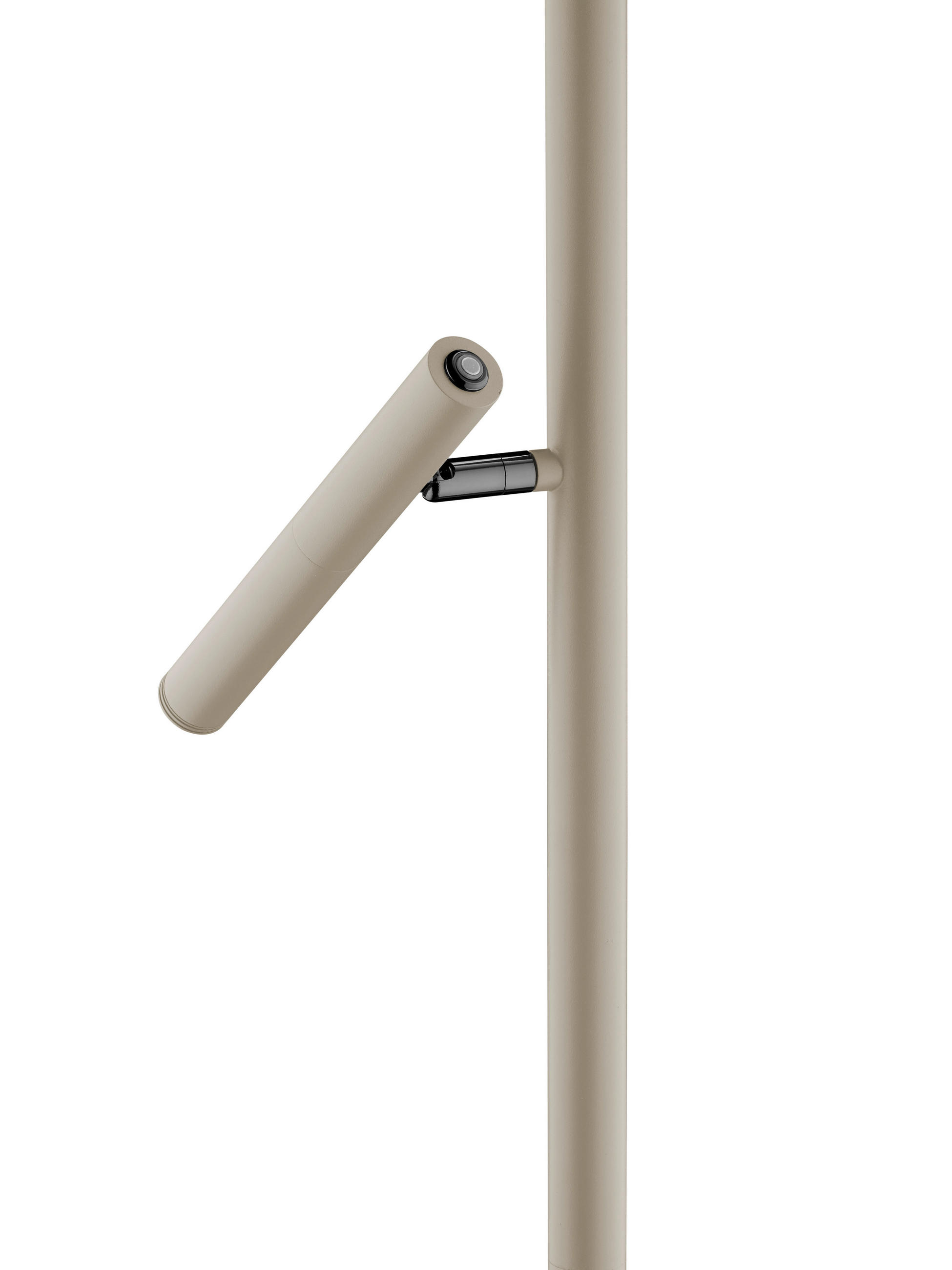 LED-STEHLEUCHTE 20/163 cm    - Sandfarben/Weiß, MODERN, Kunststoff/Metall (20/163cm) - Hell