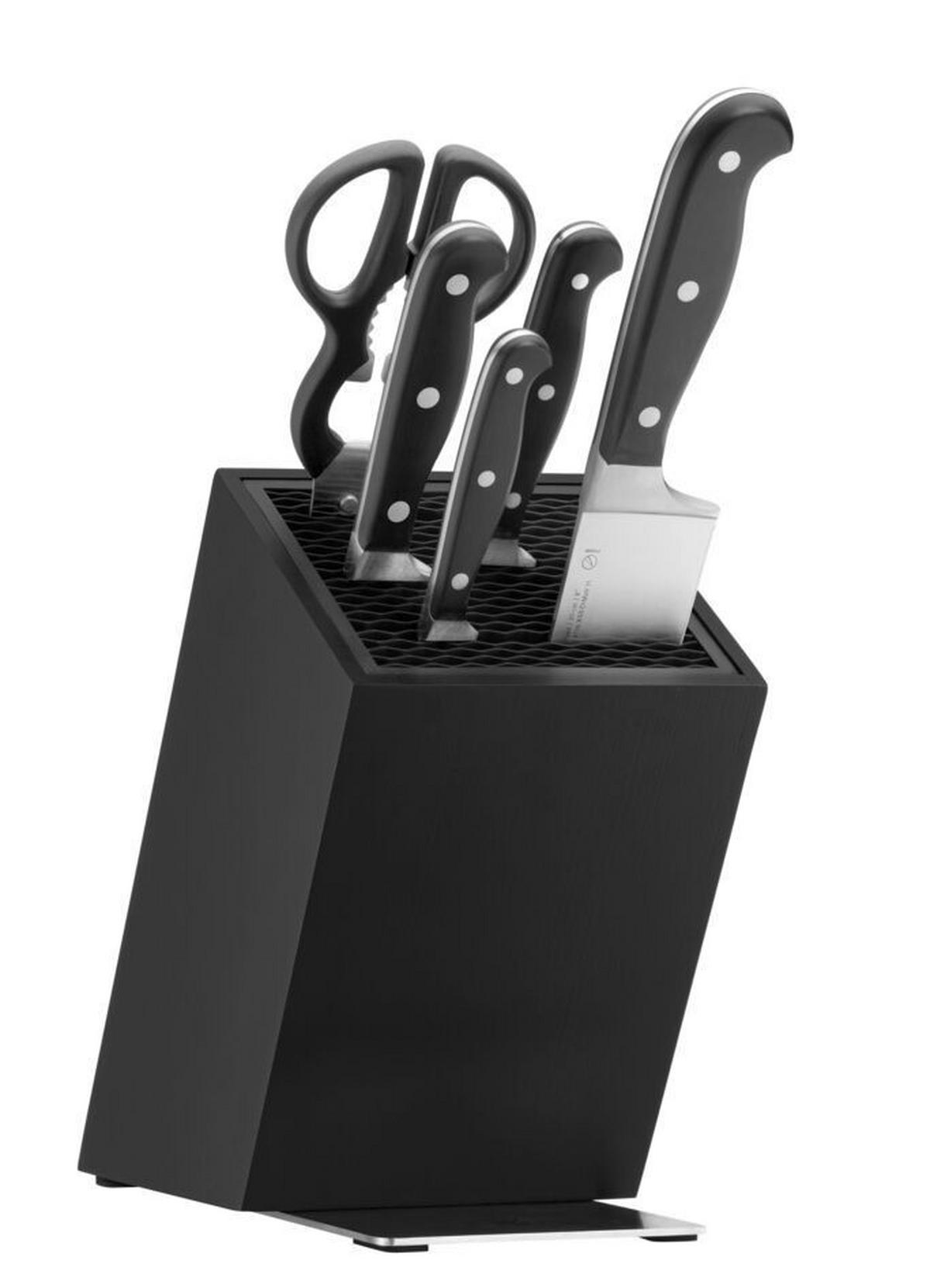 MESSERSET Spitzenklasse Plus  - Edelstahlfarben, Basics (25,5/21/35,5cm) - WMF