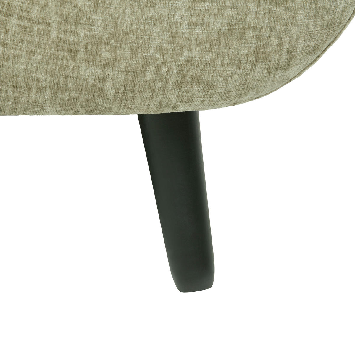 MEGASOFA in tissage à plat vert  - vert/noir, Modern, textile/bois (225/75/102cm) - MID.YOU