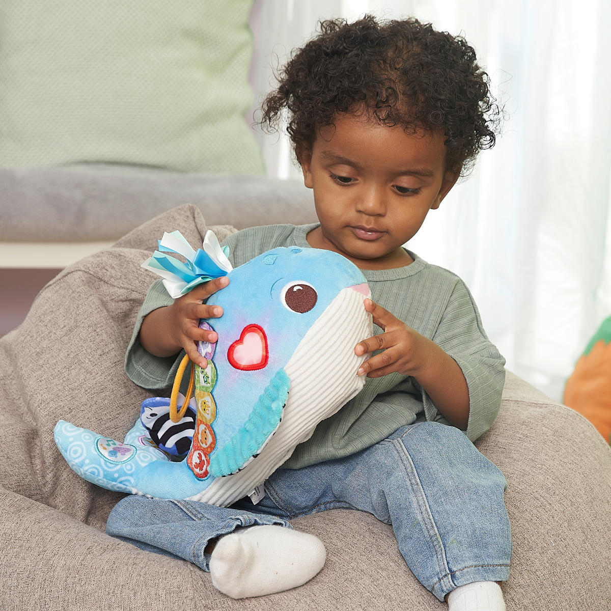 SPIELTIER  - Blau/Multicolor, Basics, Kunststoff/Textil (32,5/24,1/13,3cm) - Vtech