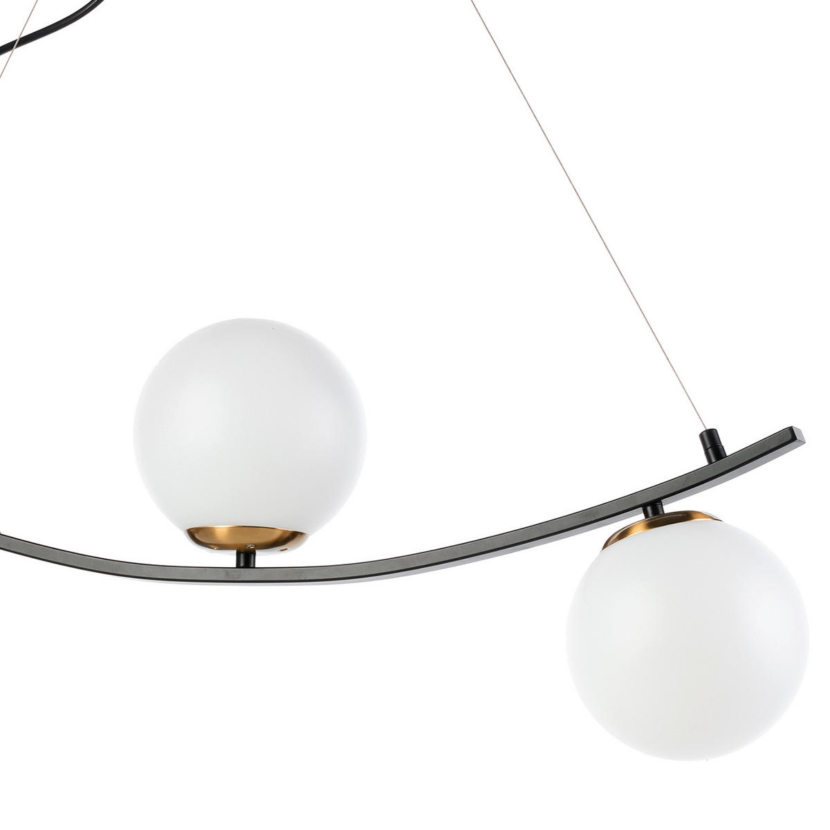 HÄNGELEUCHTE 73/15/90 cm   - Schwarz, Design, Kunststoff/Metall (73/15/90cm)