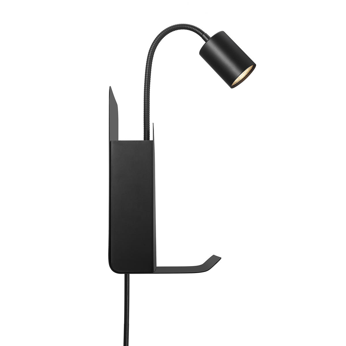 WANDLEUCHTE 16,5/24,8/28,2 cm   - Schwarz, Design, Metall (16,5/24,8/28,2cm) - Nordlux