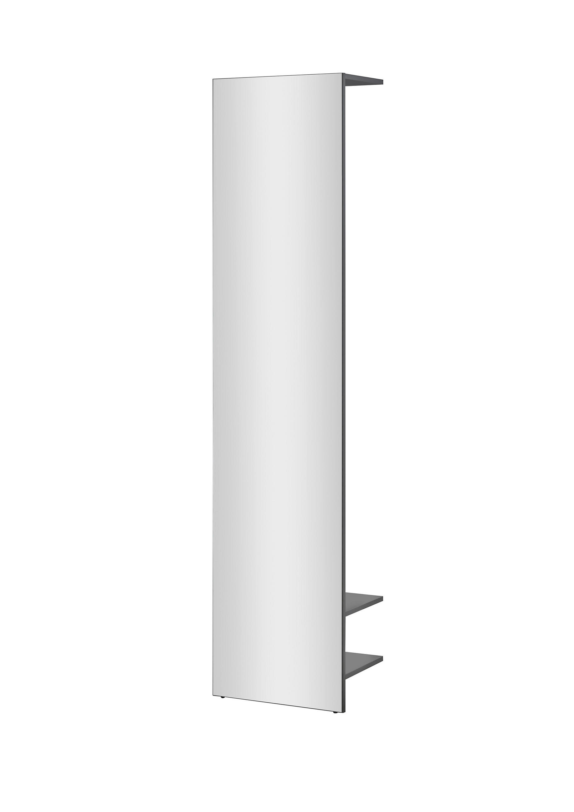 GARDEROBENPANEEL  in 47/200/30 cm  - Anthrazit, Design, Glas/Holzwerkstoff (47/200/30cm) - Modante