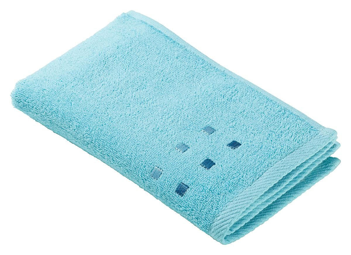 Gästetuch 4er-Set Quattro - Türkis, Basics, Textil (30/50cm) - Esposa