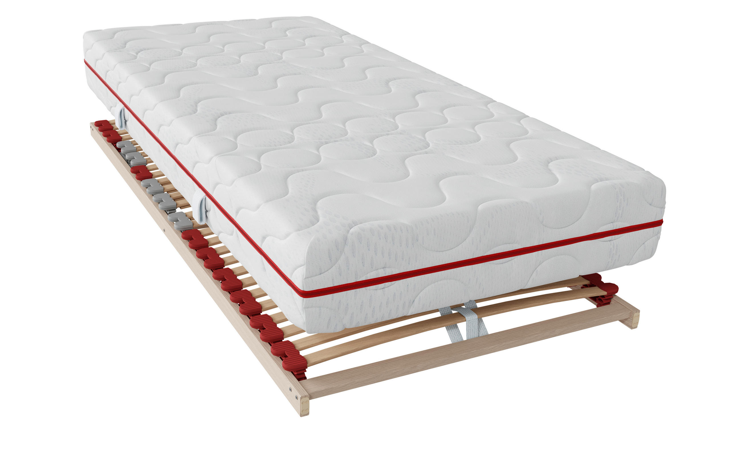 MATRATZENSET 90/200 cm  - Naturfarben, Basics, Holzwerkstoff (90/200cm) - Sleeptex