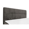 BOXSPRINGBETT 180/200 cm  in Braun  - Schwarz/Braun, Design, Textil/Metall (180/200cm) - Esposa