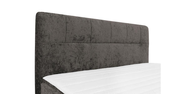 BOXSPRINGBETT 180/200 cm  in Braun  - Schwarz/Braun, Design, Textil/Metall (180/200cm) - Esposa