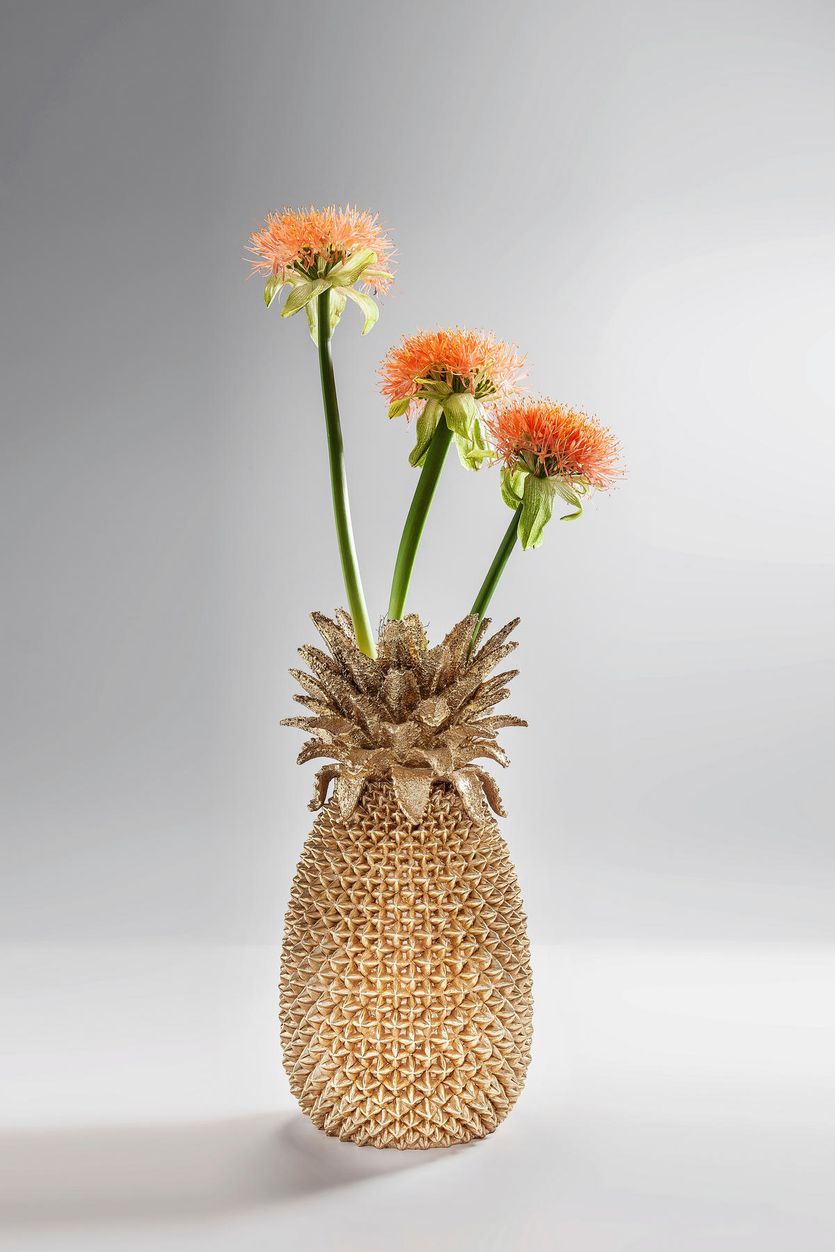 VASE  - Goldfarben, Trend, Kunststoff (25/50/25cm) - Kare-Design