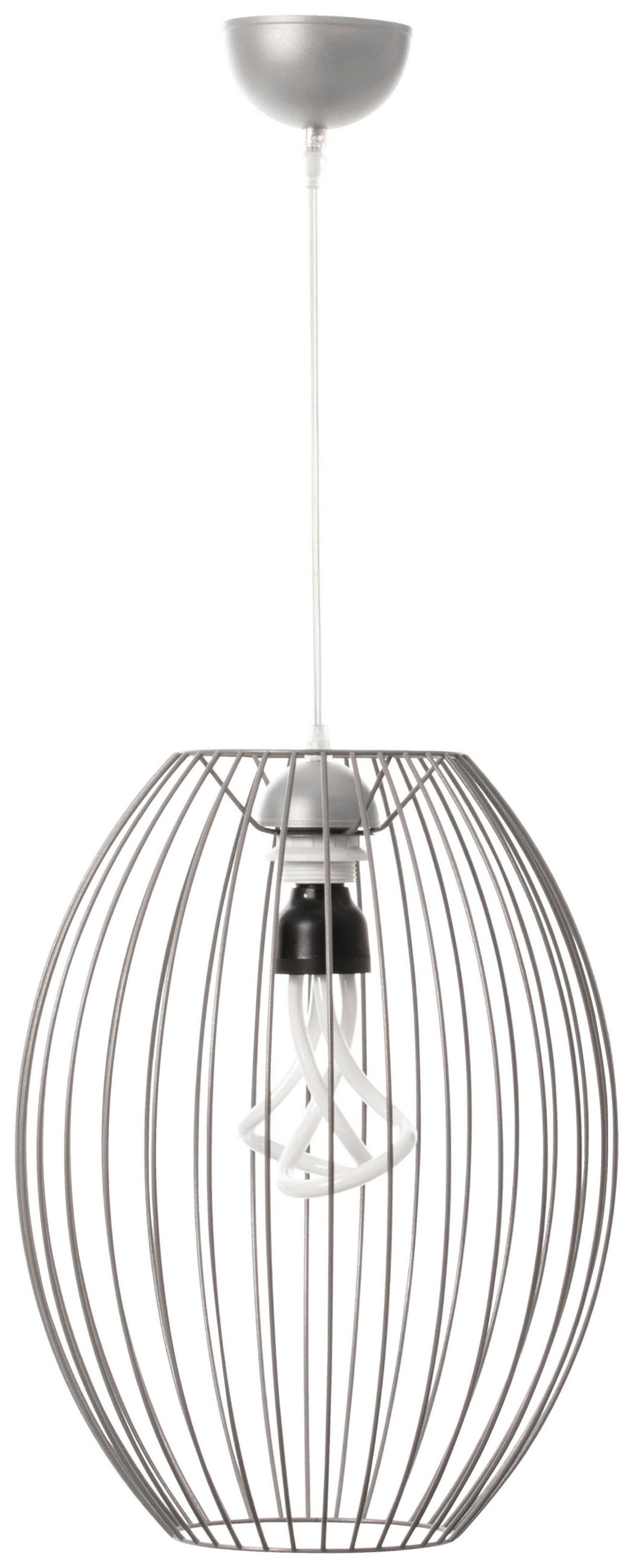 HÄNGLAMPA 32/32/41 cm  - silver, Basics, metall (32/32/41cm) - Kayoom