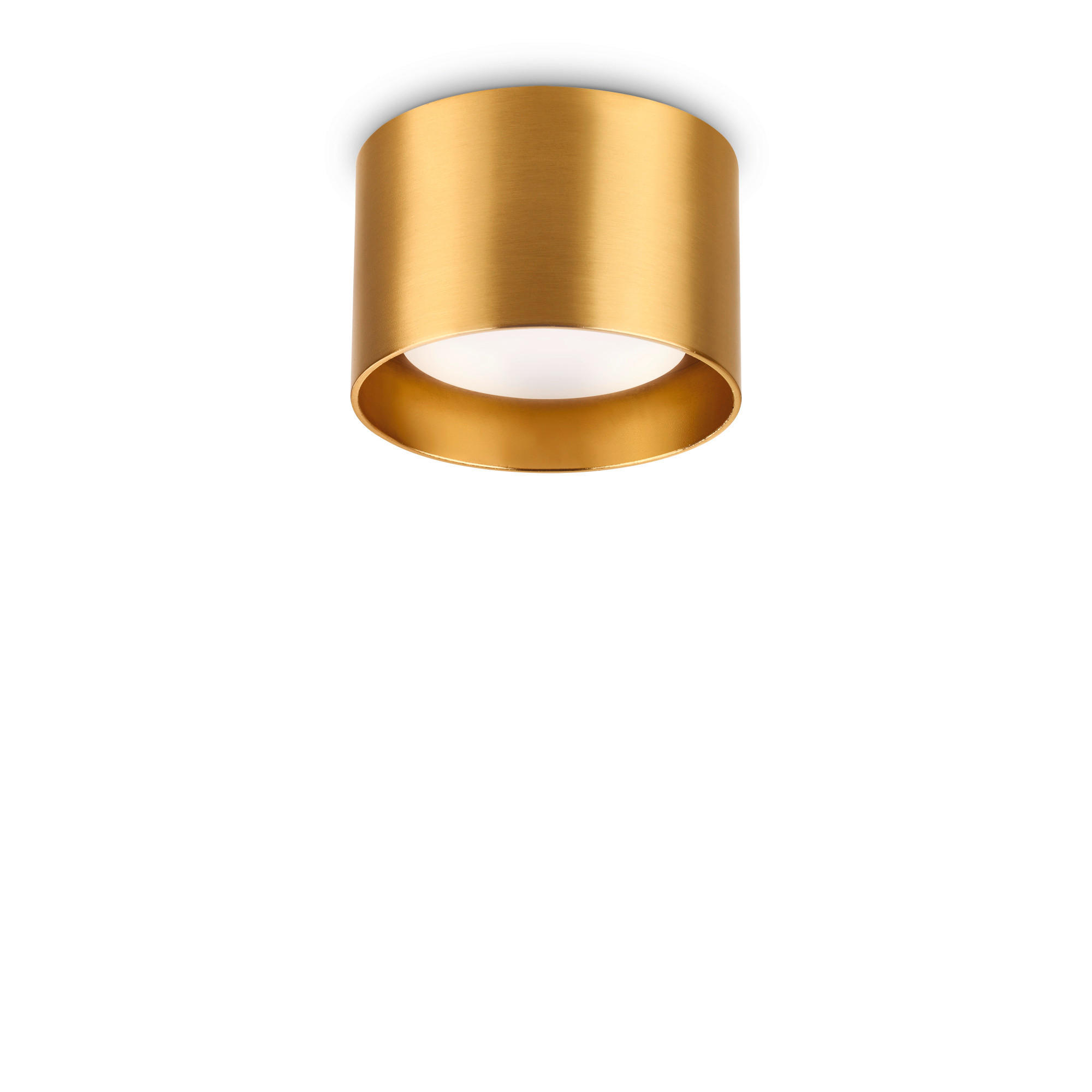 DECKENLEUCHTE  10/6,5 cm    - Messingfarben, Basics, Metall (10/6,5cm) - Ideal Lux
