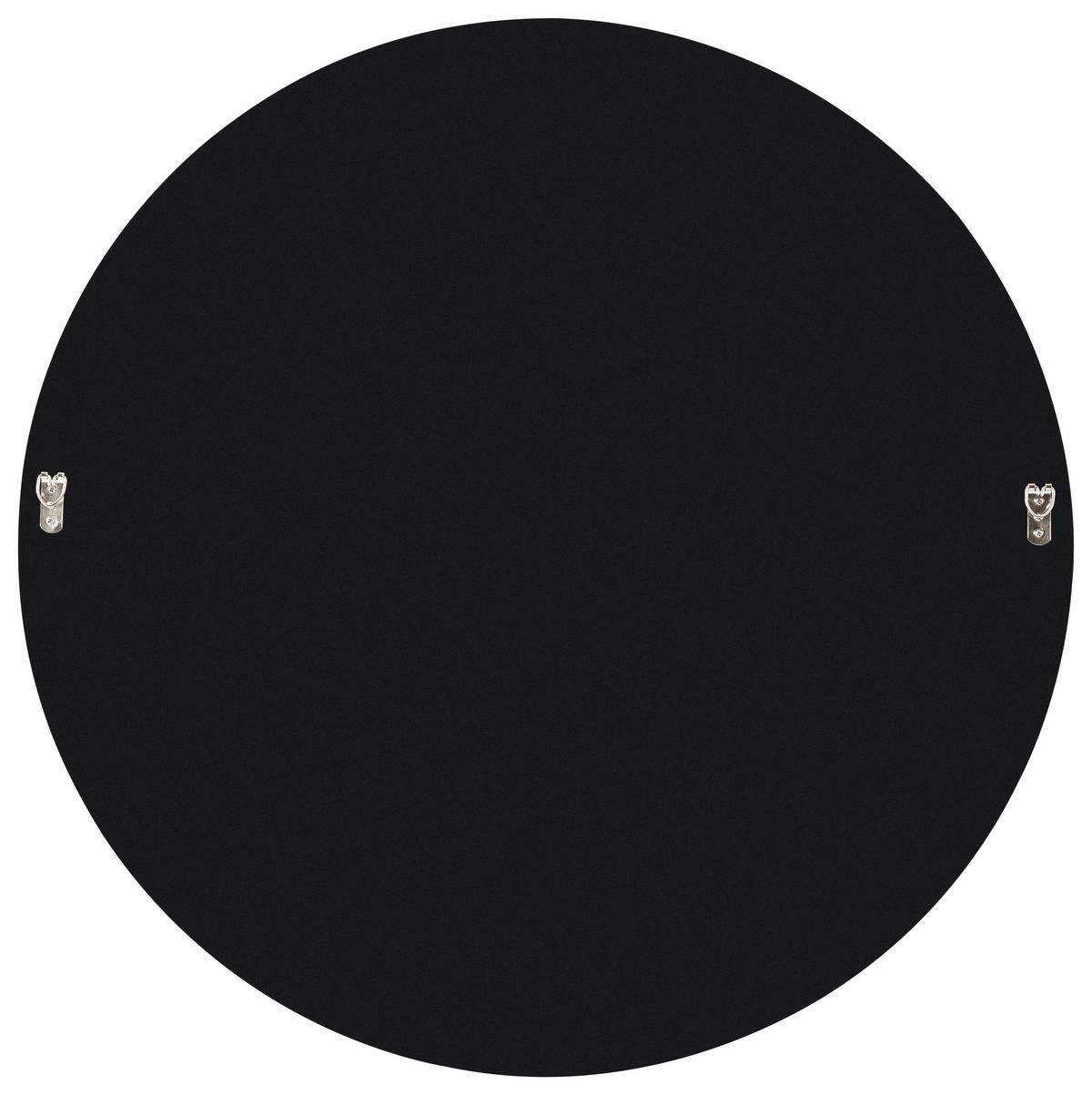 OGLINDĂ DE PERETE 80/80/4 cm    - argintiu/negru, Modern, sticlă (80/80/4cm) - Ti'me