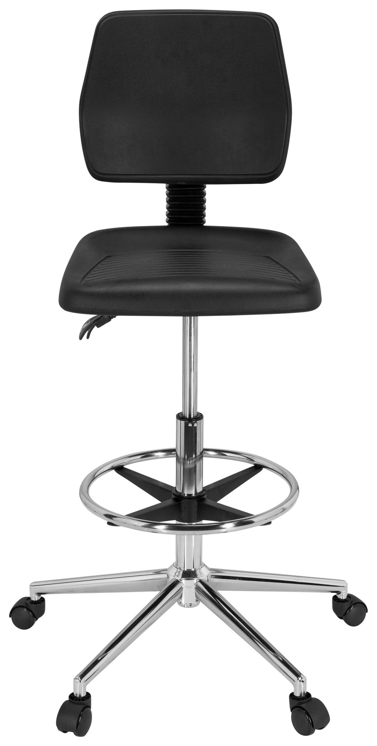 DREHHOCKER Schwarz  - Schwarz, Basics, Kunststoff/Metall (71/95/64cm) - MID.YOU