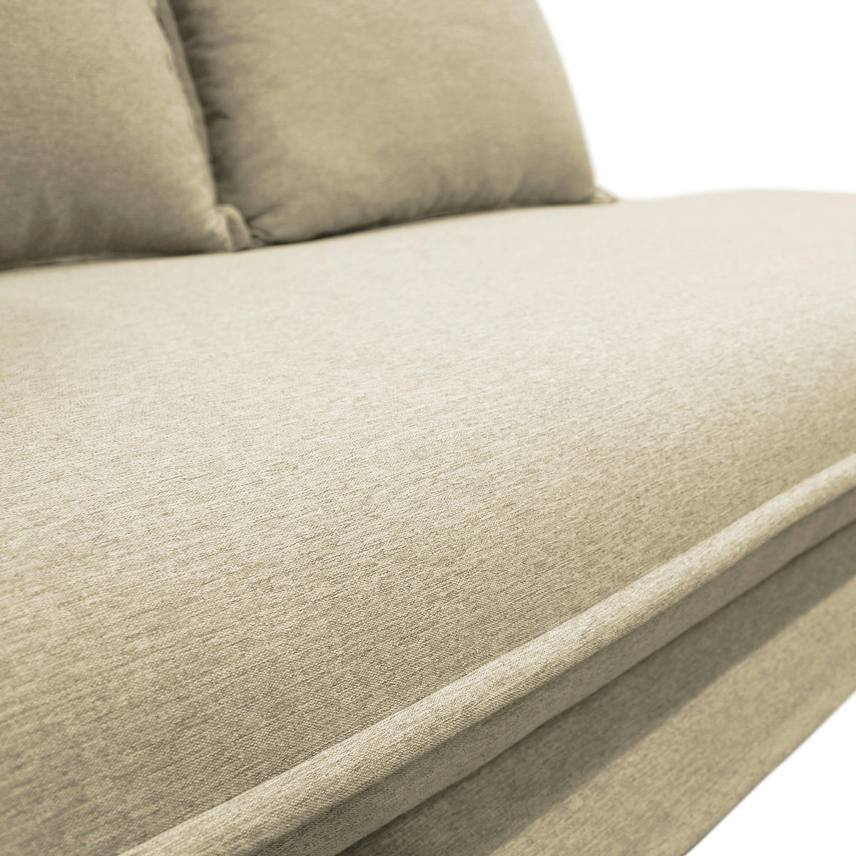 LIEGE Flachgewebe Creme  - Silberfarben/Creme, Design, Kunststoff/Textil (107/84/99/224cm) - MID.YOU