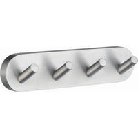 HAKENLEISTE  in Chromfarben  - Chromfarben, Basics, Metall (17,8/4cm)