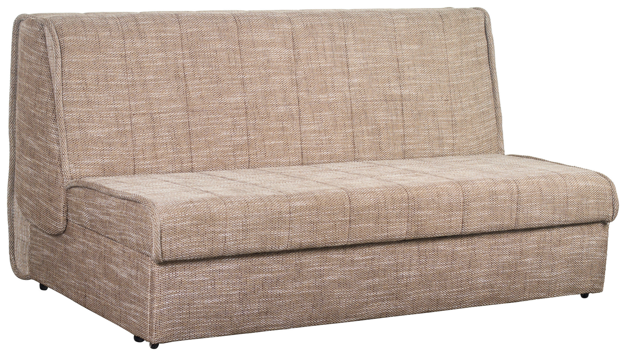 ZOFA S POSTELJNO FUNKCIJO,  rjava tekstil  - črna/rjava, Konvencionalno, tekstil (166/87/110cm) - Boxxx