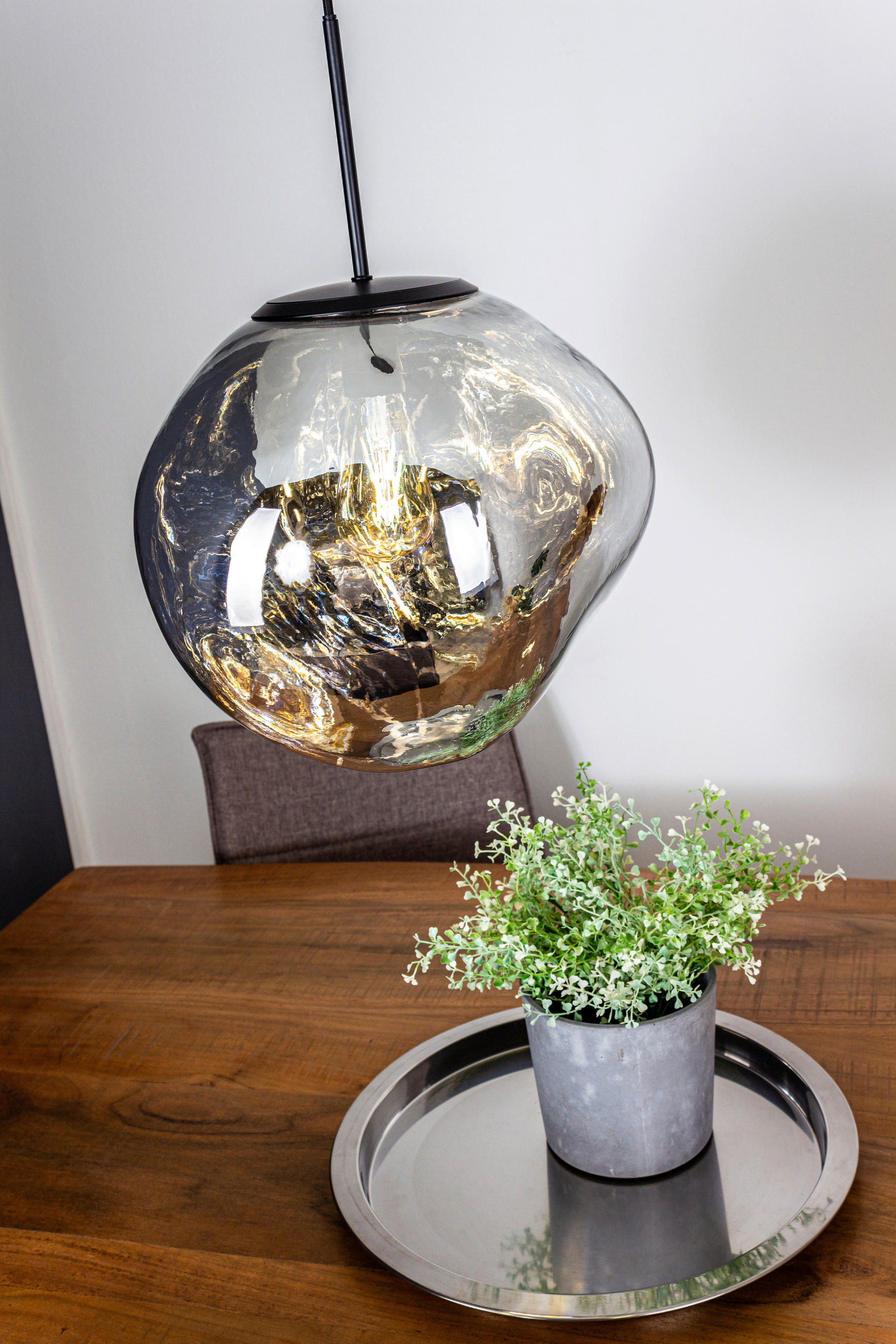 PENDELLEUCHTE Canopus 36/150 cm - Transparent, Design, Glas (36/150cm)