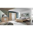 KLEIDERSCHRANK  in Weiß, Eichefarben  - Eichefarben/Schwarz, KONVENTIONELL, Holzwerkstoff/Kunststoff (200/210/53cm) - Carryhome