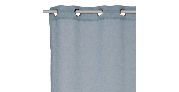 ÖSENVORHANG halbtransparent  - Blau, Design, Textil (140/245cm) - Esposa