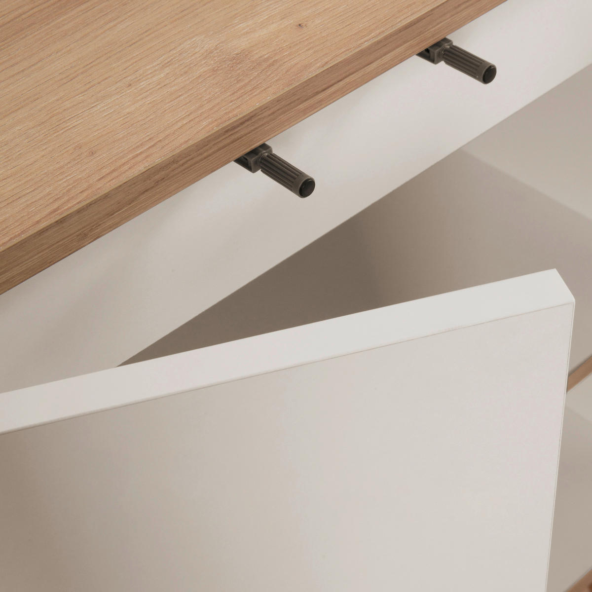 HOCHSCHRANK 66/195/32,5 cm  - Champagner/Eiche Artisan, MODERN, Holzwerkstoff/Kunststoff (66/195/32,5cm) - MID.YOU