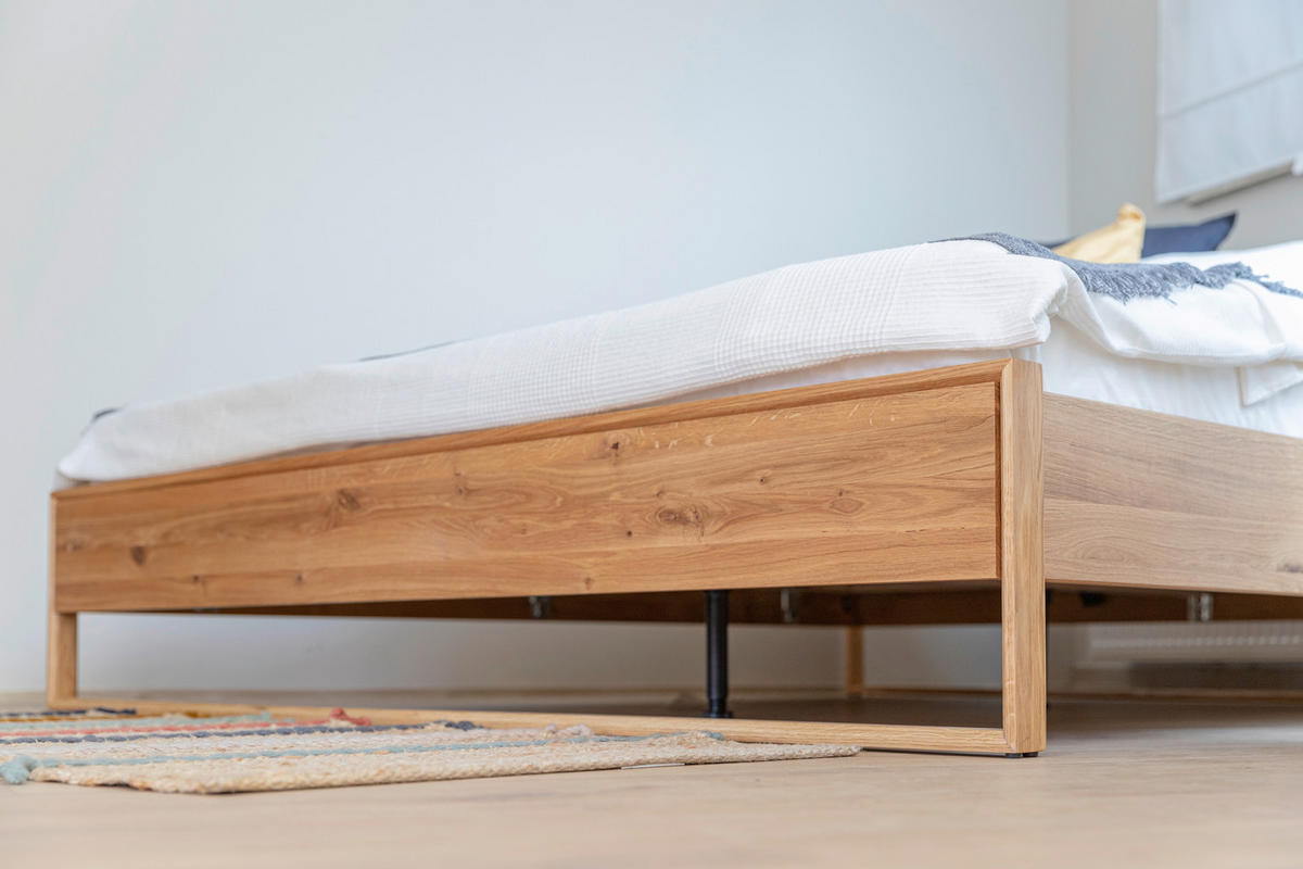 BETT 140/200 cm  in Eichefarben  - Eichefarben, MODERN, Holz (140/200cm) - Linea Natura