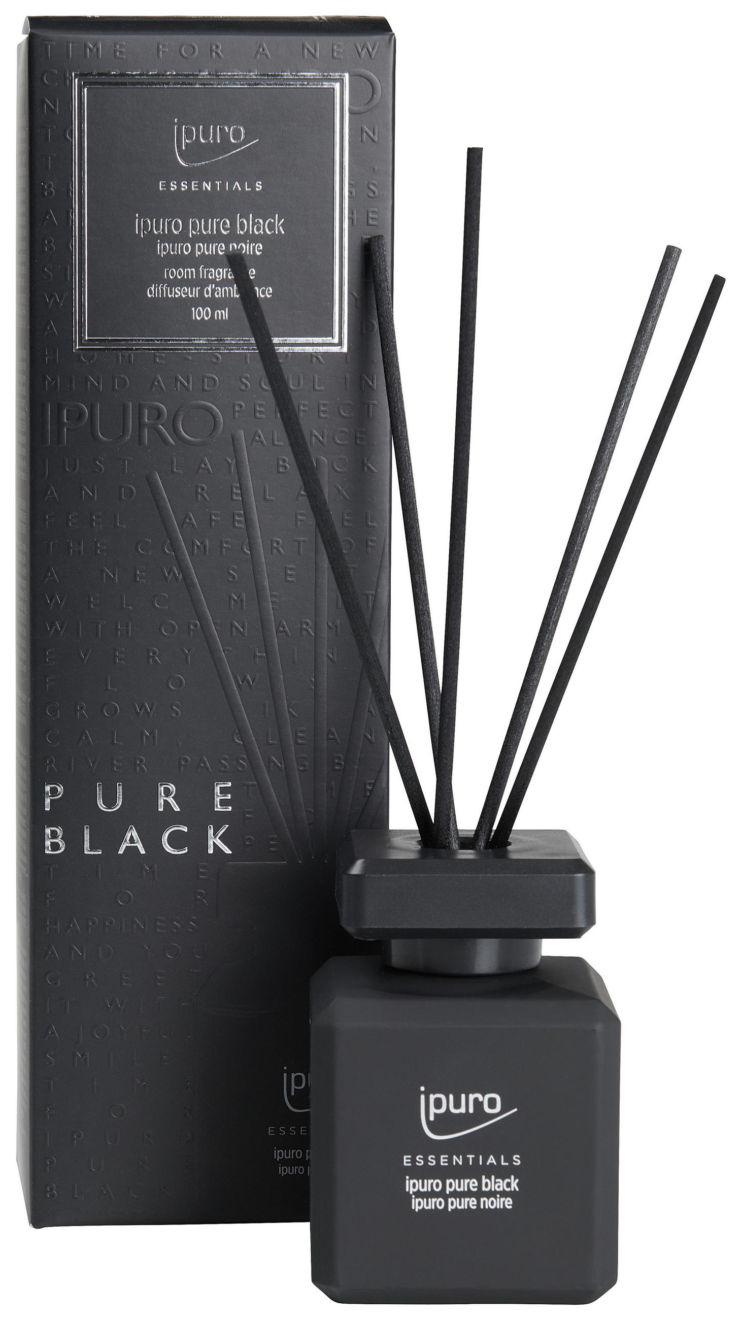 DIFFUSER 100 ml  - Schwarz, Basics, Glas (100ml) - Ipuro