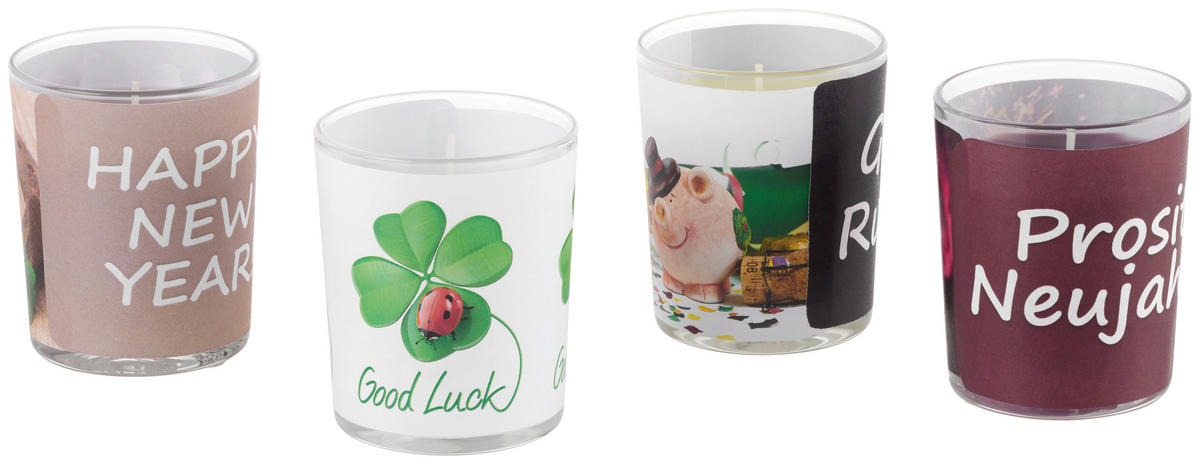 KERZE - Weiß, Basics, Paraffin (6,5/7,9cm)