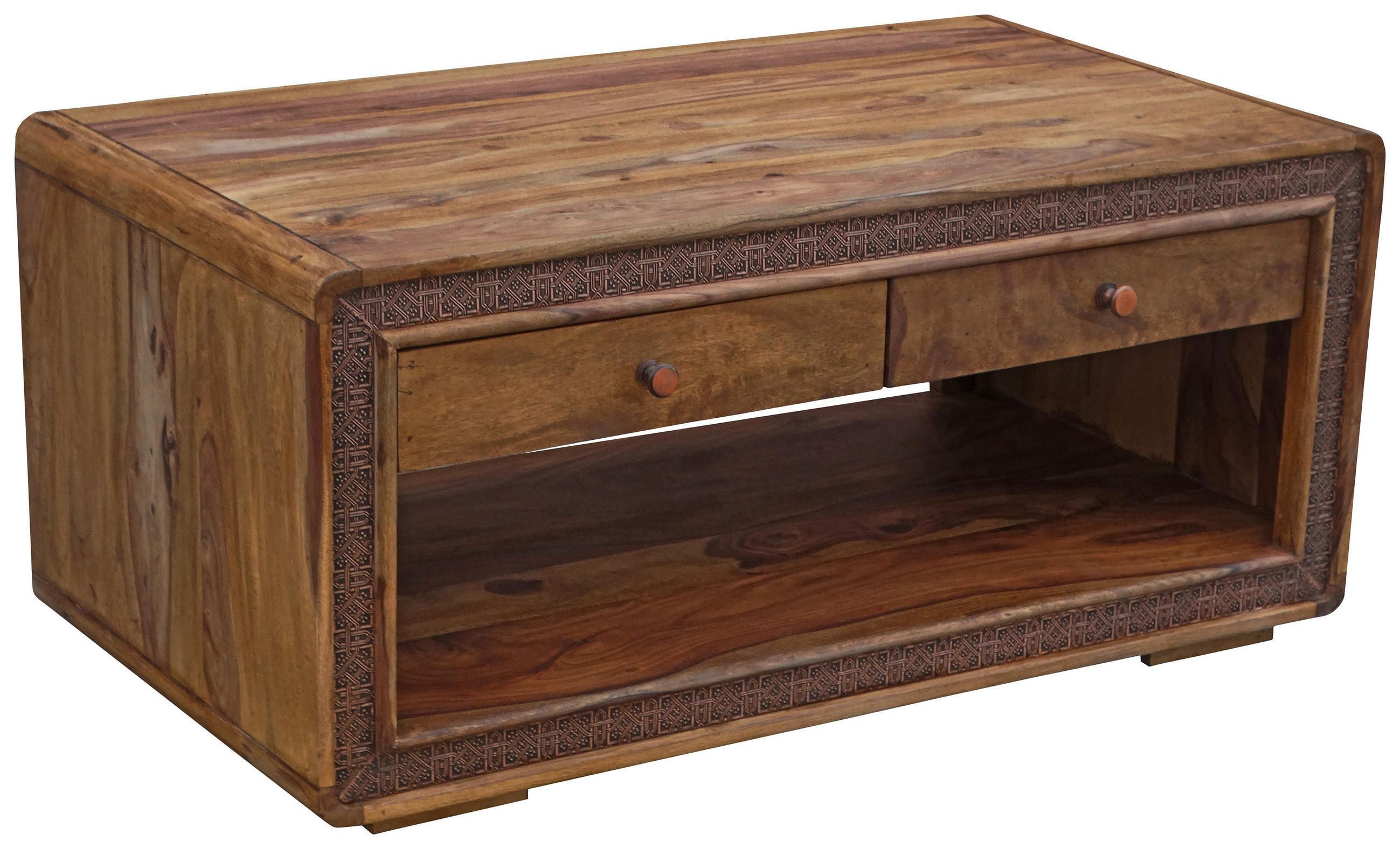 Couchtisch in Holz, Metall, Holzwerkstoff 110/60/50 cm