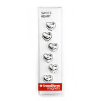 MAGNETSET  - Silberfarben, Basics, Metall (1,4/1,3/0,5cm)