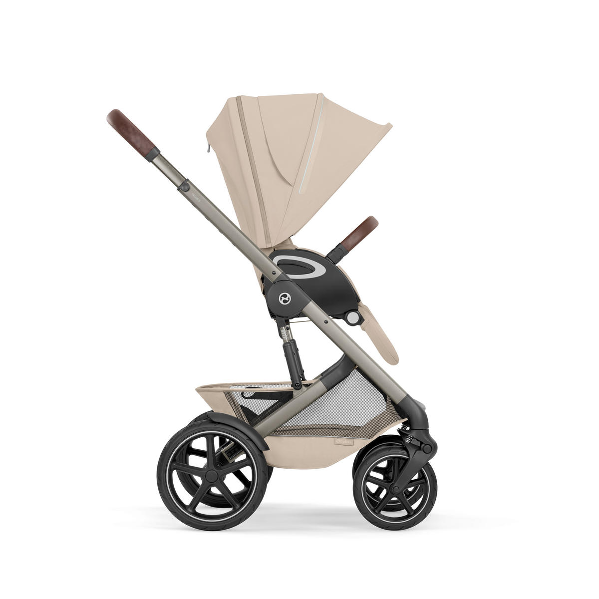 KINDERWAGEN Talos S TPE inkl. Fold-Carrycot  - Taupe/Beige, Basics, Textil/Metall (93cm) - cybex GOLD