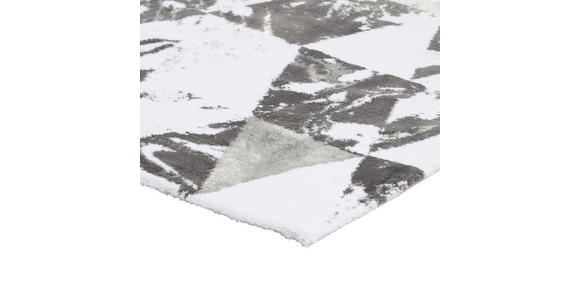 BADEMATTE 60/100 cm Anthrazit, Silberfarben - Anthrazit/Silberfarben, Design, Textil (60/100cm) - Ambiente