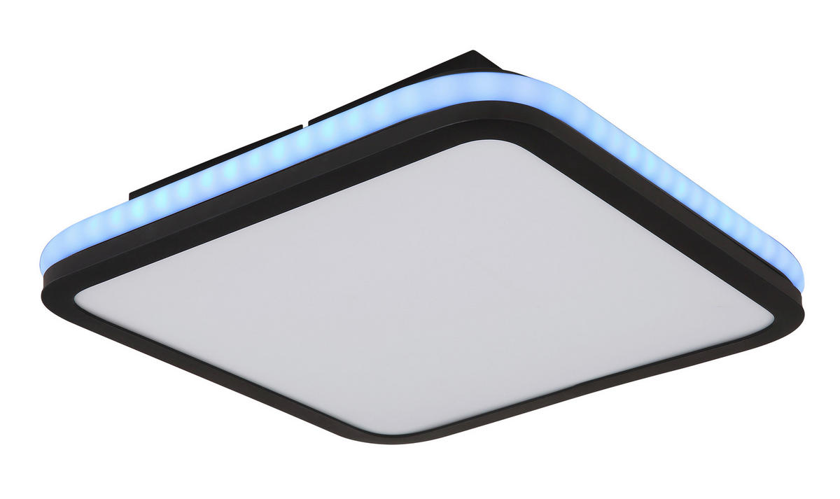 LED SVJETILJKA STROPNA JAXXI  - crna/opalna, Basics, metal/plastika (35,5/35,5/7cm)