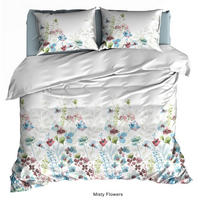 BETTWÄSCHESET 2-teilig Misty Flowers Satin 160/210 cm  - Weiss/Hellrosa, Basics, Textil (160/210cm) - Novel