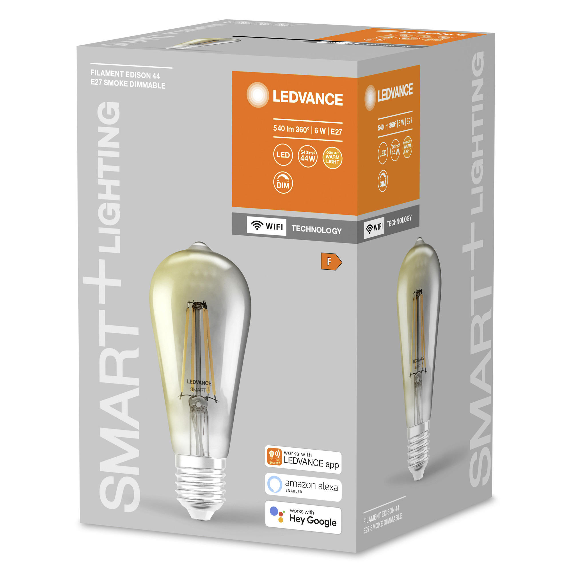 LED-LEUCHTMITTEL   E27 6 W 540 lm  - Basics, Glas (6,4/14,3cm) - Ledvance