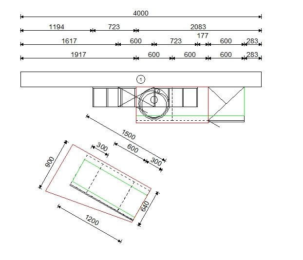 KÜCHENLEERBLOCK  270/150 cm  in Graphitfarben, Eichefarben  - Edelstahlfarben/Eichefarben, Design, Holzwerkstoff/Metall (270/150cm) - Xora