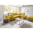 ECKSOFA  in Chenille Currygelb  310/240 cm  - Currygelb/Schwarz, Design, Textil/Metall (310/240cm) - Xora