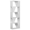 REGAL  54/168/24 cm Weiss  - Weiss, Design, Holzwerkstoff (54/168/24cm) - Livetastic