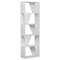 REGAL  54/168/24 cm Weiss  - Weiss, Design, Holzwerkstoff (54/168/24cm) - Livetastic