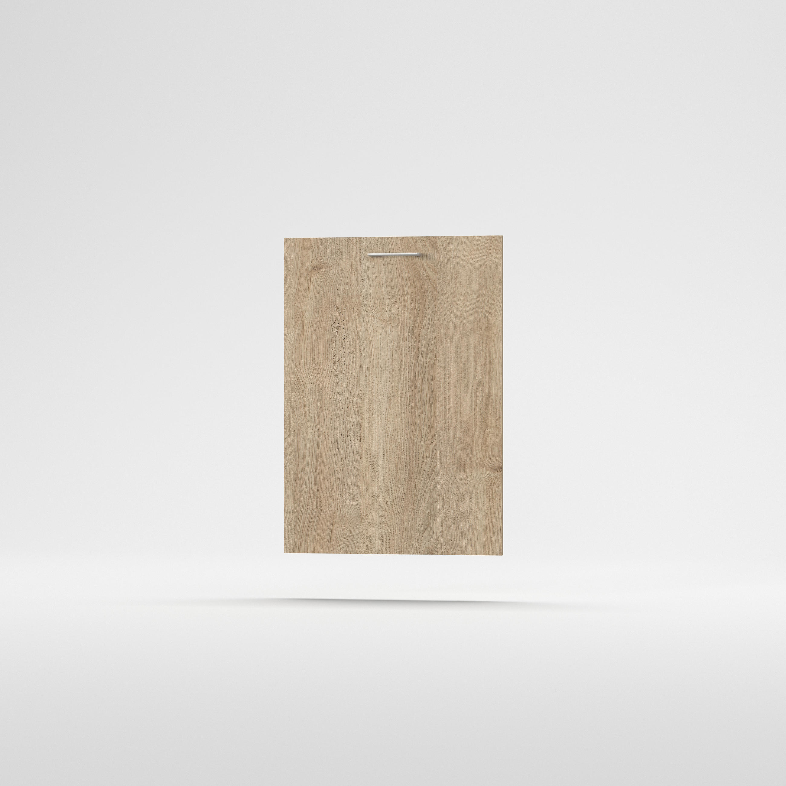 Mosogatógép előlap, integrált  - tölgyfa színű, Basics, fa (60/72cm) - Carryhome
