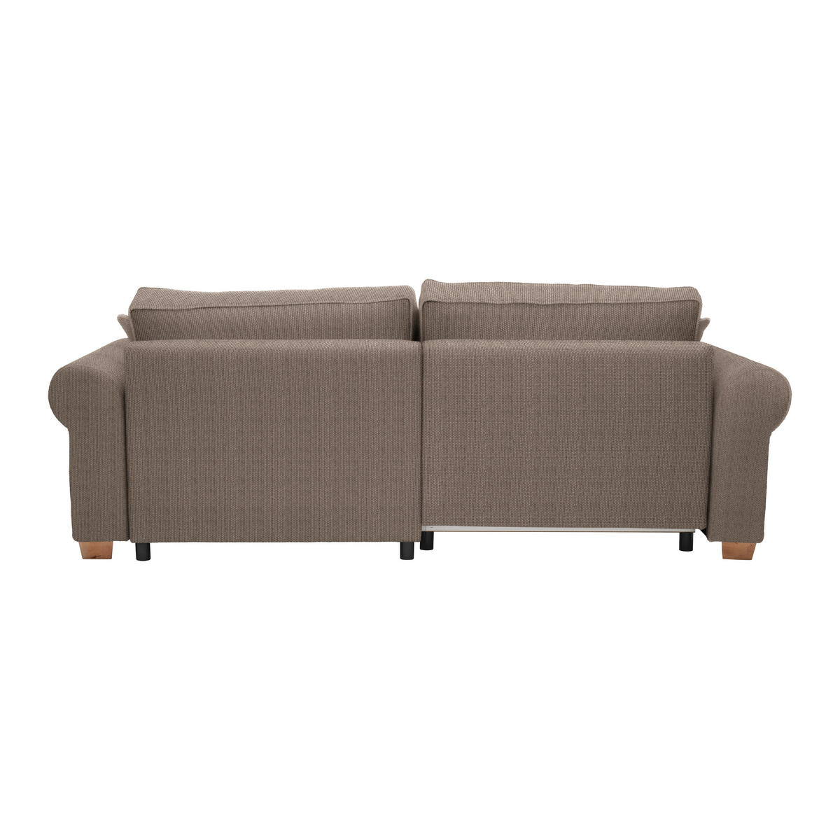 HÖRNSOFFA i brun  - brun, Modern, trämaterial/trä (255/185cm) - MID.YOU