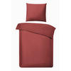 BETTWÄSCHE Flanell 135/200 cm  - Dunkelorange, Basics, Textil (135/200cm) - Bio:Vio