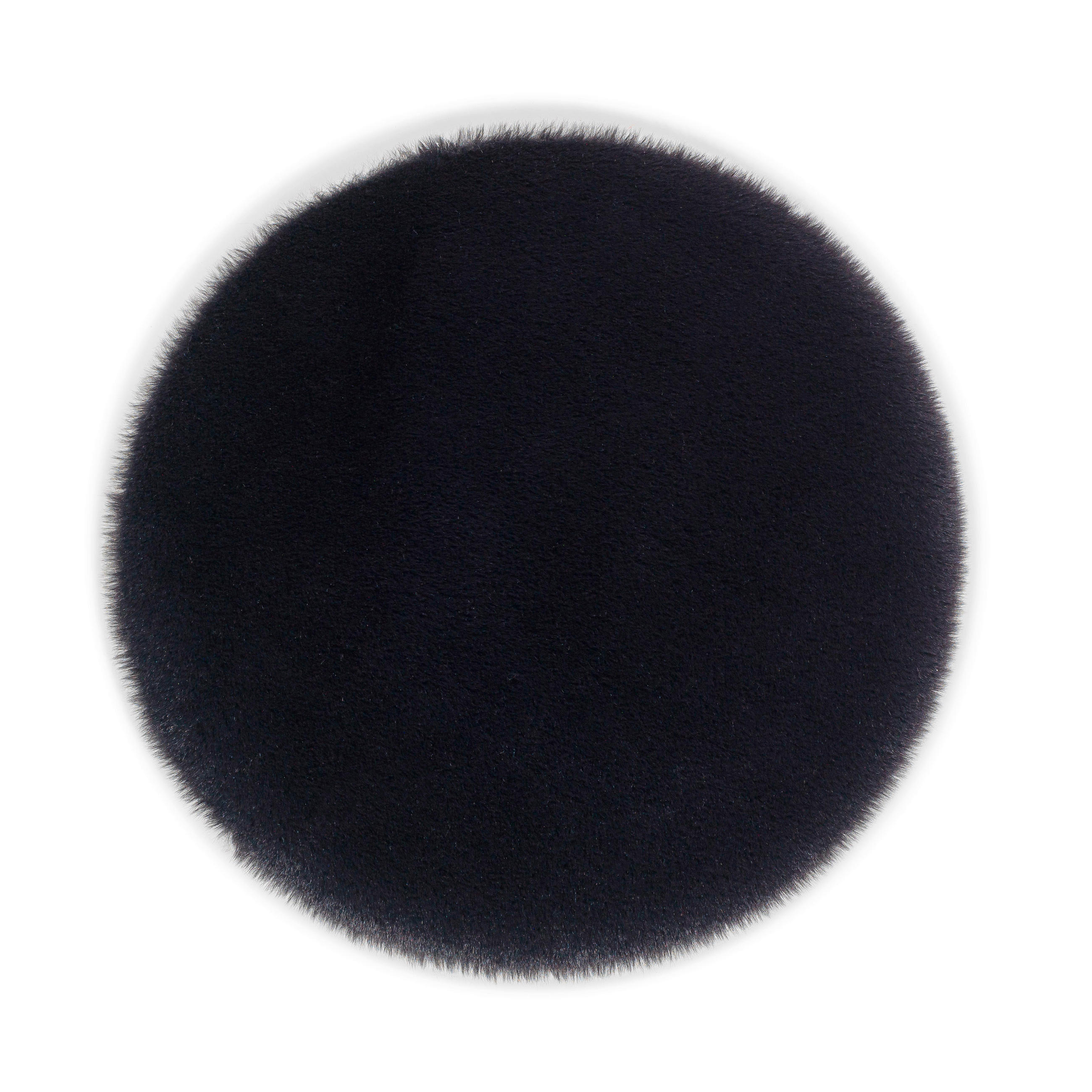 KUNSTFELL 35/35 cm Schwarz  - Schwarz, Basics (35/35cm) - Novel