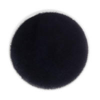 KUNSTFELL 35/35 cm Schwarz  - Schwarz, Basics (35/35cm) - Novel
