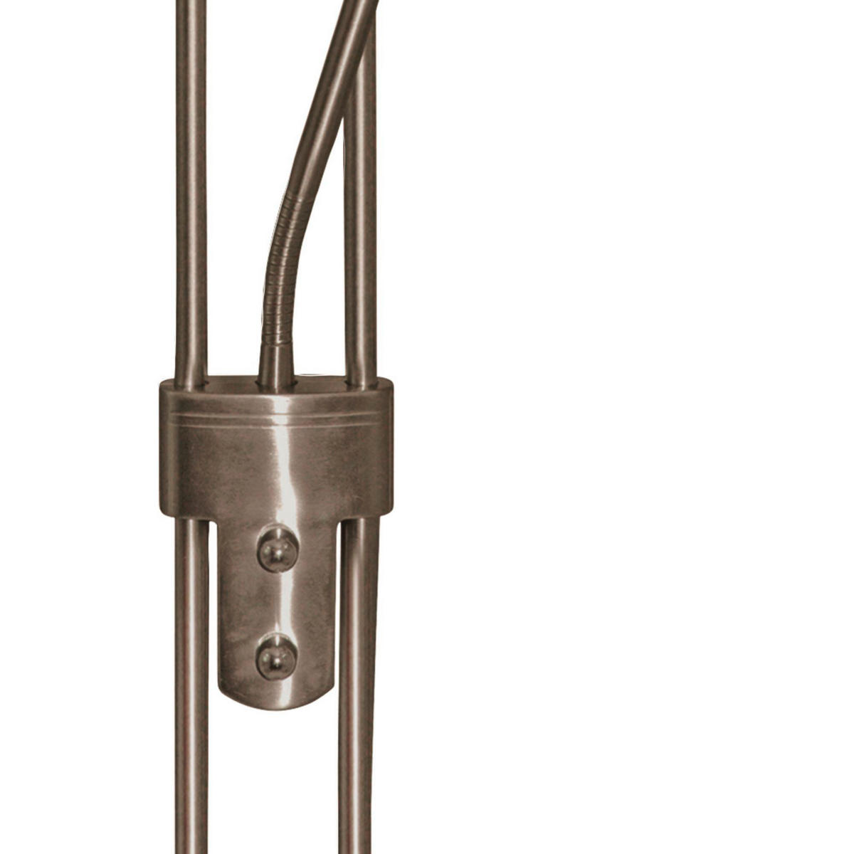 LED-STEHLEUCHTE 25.4/180 cm    - Messingfarben, Basics, Glas/Metall (25.4/180cm)