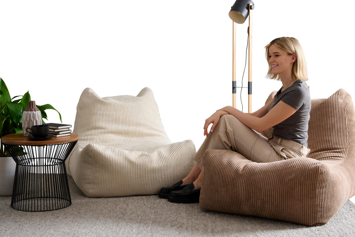 SITZSACK 240 l  - Anthrazit, Trend, Textil (83/70/120cm) - Max Winzer